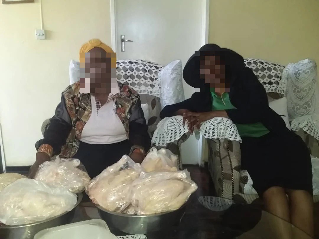Agent with grocery delivery for elderly relative